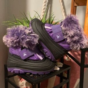 Purple Kamik Winter Boots - Toddler Size 7